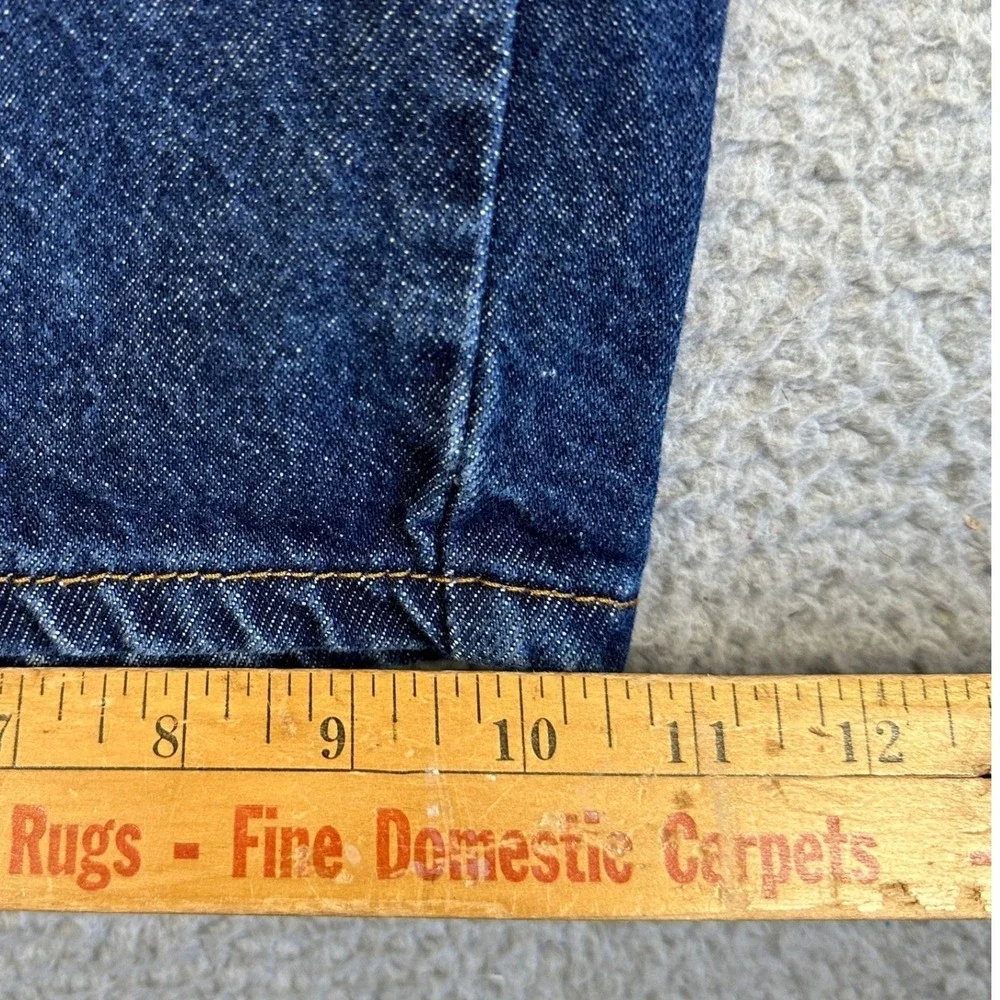 Levis 517 Jeans Mens 44X30 Blue Bootcut Dark Wash Distressed Red Tab Denim Pants